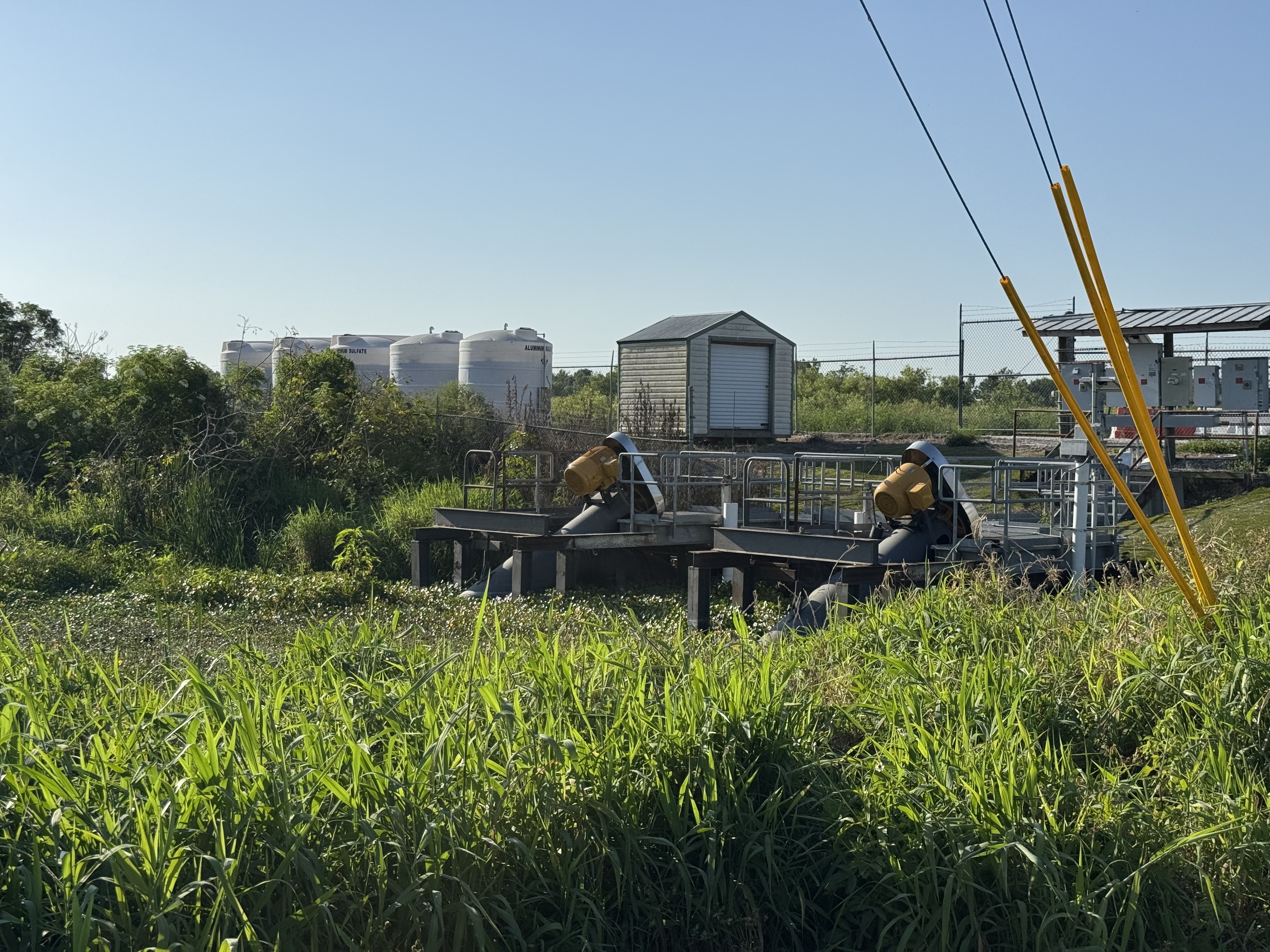 Marsh flow-way restoration system at Lake Apopka